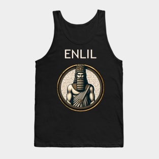 Enlil Sumerian God of the Wind Mesopotamian Gods Tank Top